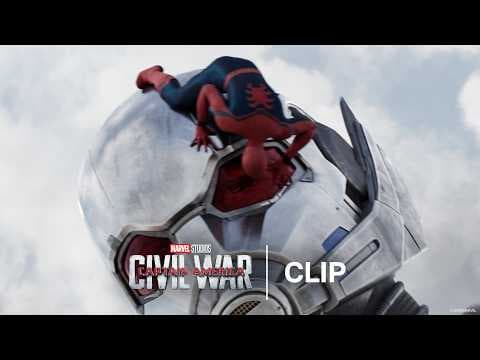 Spider-Man and Team Iron Man Fight Ant-Man - Official Clip