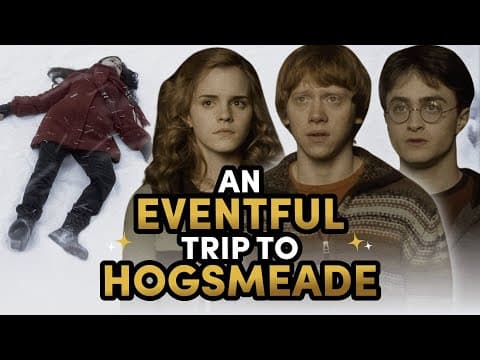 The Trio Visit Hogsmeade