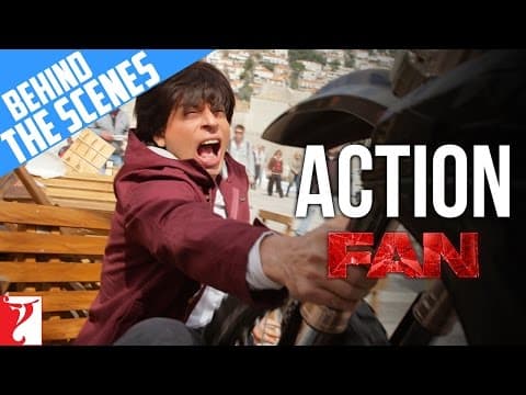 Behind The Scenes Action | Fan | Shah Rukh Khan