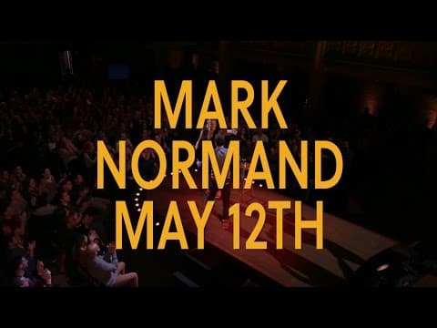 Mark Normand Don't be yourself Comedy Central Promo MAY 12th