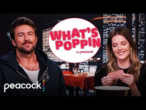 Meghann Fahy and Brandon Sklenar Talk Movie Nights & Favorite Genres! - What’s Poppin