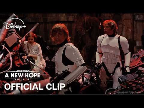 Luke, Leia, Han & Chewie Get Stuck in the Garbage Compactor - Official Clip