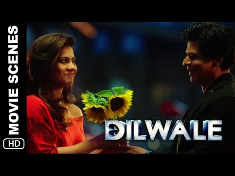 Meera & Kaali's Romantic Date | Dilwale Scene | Shah Rukh Khan, Kajol, Varun Dhawan, Kriti Sanon