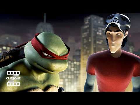 Casey & Raphael Chased by General Gato