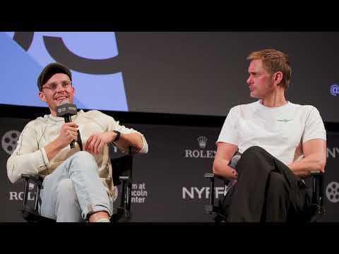 Harry Lighton and Alexander Skarsgård on Pillion