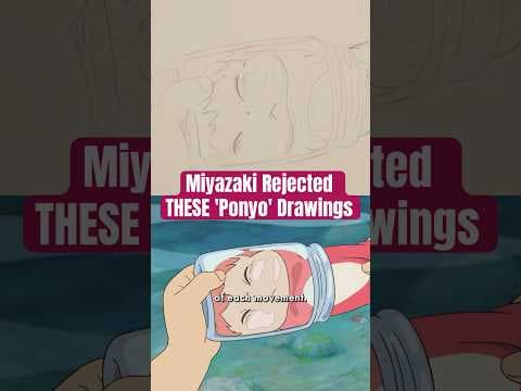 Why Miyazaki Rejected These 'Ponyo' Drawings